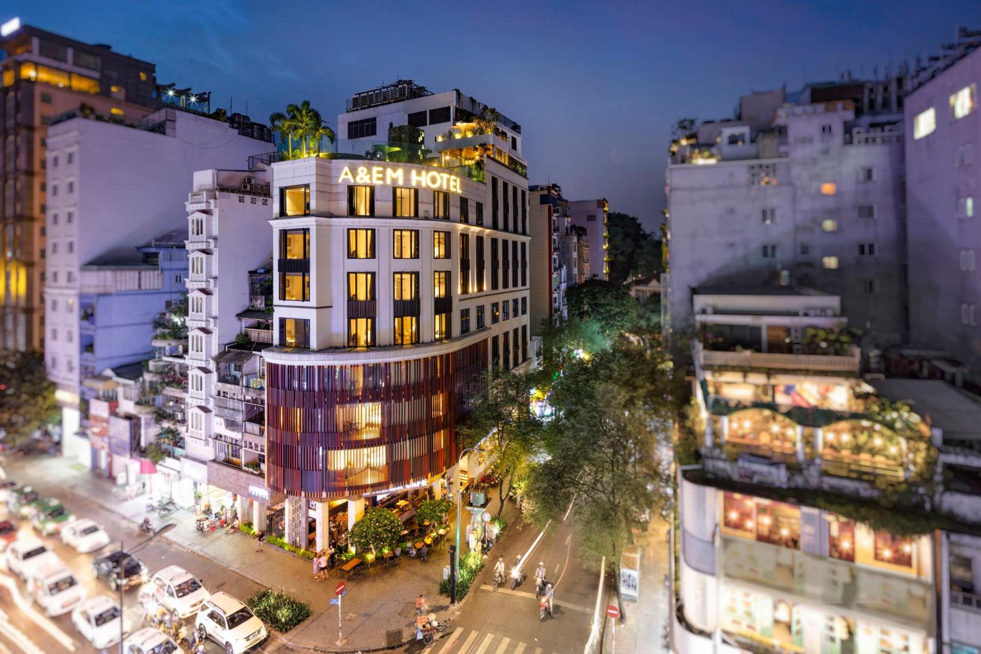 A&Em Saigon Hotel Cidade de Ho Chi Minh Exterior foto